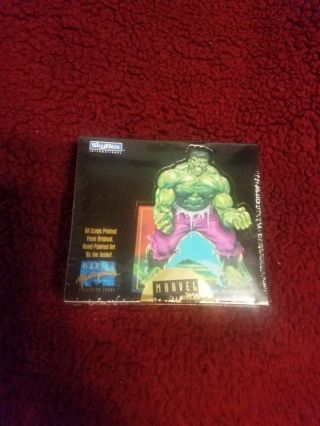 1992 Marvel Masterpieces Series 1 36 Pack Factory Box