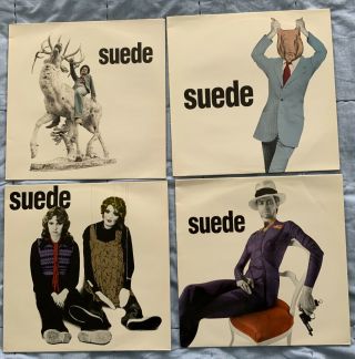 Suede 12” Vinyl Singles - Drowners,  Animal Nitrate,  Metal Mickey,  So Young