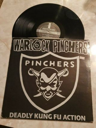 Warlock Pinchers Deadly Kung Fu Action Lp 1989 Denver Punk Butthole Surfers