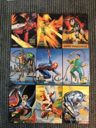 Rare 1996 Marvel Masterpieces Complete 100 Card Set 2