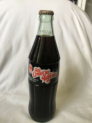 Coca Cola Collectible The Great Get Together Bottle 1979 San Fran