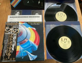 Electric Light Orchestra Elo - Out Of The Blue - 1st Japan 2 Lp/obi/model - Gxg - 25/26