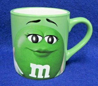 M & M Green Extra Large Coffee Mug Cup 2016 Tm Mars 16 0z Mfg - S 20170710