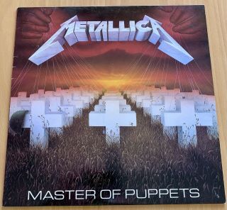 Metallica Master Of Puppets 1986 Vinyl Missprint Version