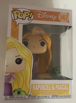 Funko Pop Rapunzel (mandy Moore) & Pascal Tangled Disney 147
