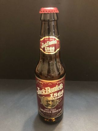 Jack Daniels 1866 Classic Oak - Aged Winter Brew 12oz Beer Bottle With Cap