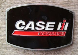 Case International Harvester Tractor Belt Buckle Black With Enamel