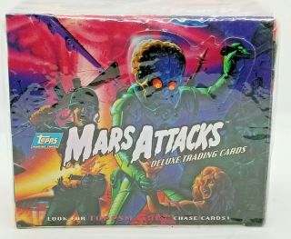 1994 Topps Mars Attacks Archives Deluxe Factory Box 36 Packs Rare