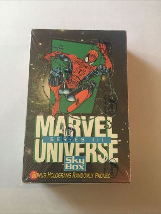 1992 Marvel Universe Series 3 Trading Cards Box - 36 Packs
