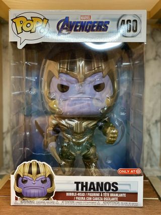 Funko Pop Marvel Avengers Endgame 460 Thanos 10” Inch Target Exclusive