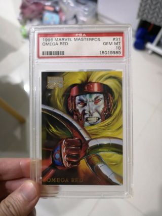 1996 Marvel Masterpieces Omega Red 31 Psa 10