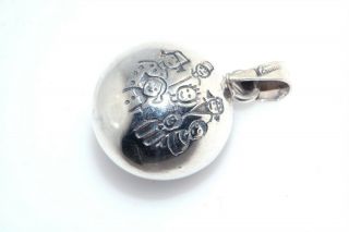 Efs Save The Children Sterling Silver Chime Ball Pendant
