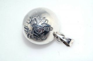 EFS Save The Children Sterling Silver Chime Ball Pendant 2