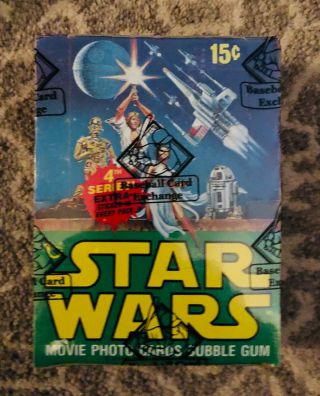 1977 1978 Topps Star Wars Series 4 - Wax Box - Bbce (psa 10?)