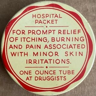 1940 ' s DERMA Medicone Anesthetic Ointment (Full) Medicone Co.  - York 2