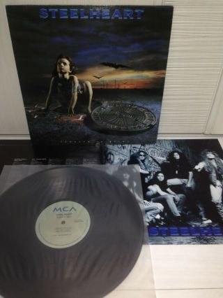 Steelheart - Tangled In Reins 1992 Korea Lp Vinyl 8 Tracks 4p Insert
