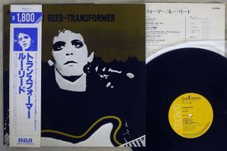 Lou Reed Transformer Rca Rpl - 2117 Japan Obi Vinyl Lp