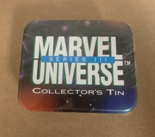 1992 Marvel Universe Series 3 Factory Tin Set (1169/10000) Psa Ready