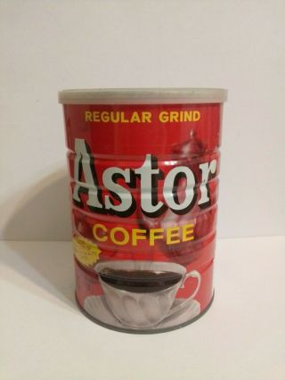 Vintage Astor Coffee Tin