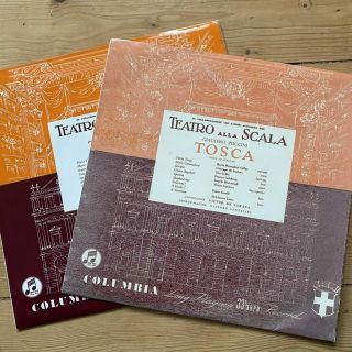 33cx 1094/5 Puccini Tosca / Callas Etc.  / De Sabata B/g 2 Lp Set