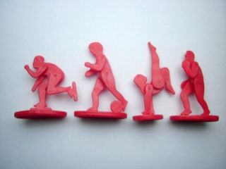 Kinder Surprise Set - Red Sportsmen Athletes - Figures Toys Collectibles