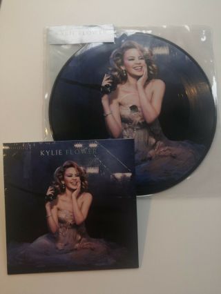 Kylie Minogue Flower Rare Uk 7 " Vinyl Picture Disc Single And Cd Single