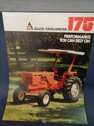 Allis Chalmers 175 Tractor Dealer 