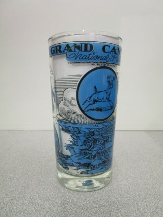 Vintage Arizona Grand Canyon National Park Souvenir Glass