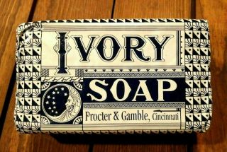 Ivory Soap Bar Vintage Retro Commemorative Proctor Gamble Advertising Farmhouse