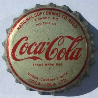 Coca - Cola Cork Soda Bottle Cap; Nat 