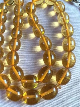 Aaa German 33 Amber Honey Bakelite Prayer Beads فاتوران Faturan Masbaha Tasbih