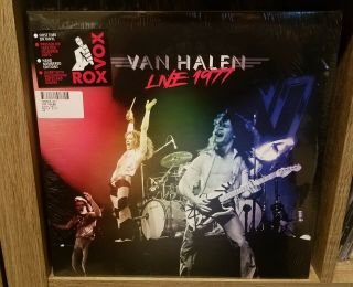Van Halen Live 1977 Vinyl Lp Eddie Van Halen & David Lee Roth