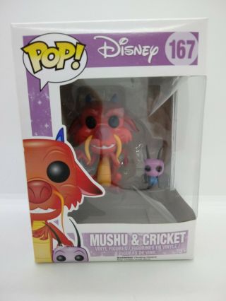 Funko Pop Disney: Mulan - Mushu And Cricket Vinyl Figure 167