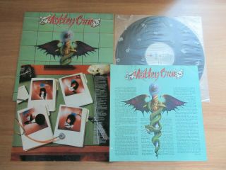 Motley Crue - Dr.  Feelgood 9 Track 1990 Korea Vinyl Lp 4 Pages Insert No Barcode