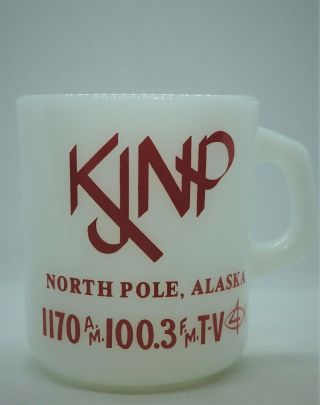 Galaxy Advertising Mug: Kjnp North Pole Alaska 1170 Am 100.  3 Fm Tv 4