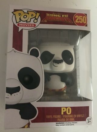Funko Pop Kung Fu Panda 250 Po (jack Black) Dreamworks Like