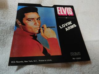 Elvis Presley Lovin Arms / You Asked Me - Rca Pb - 12205 - Picture Sleeve