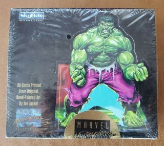 1992 Skybox Marvel Masterpieces Collector Cards Factory