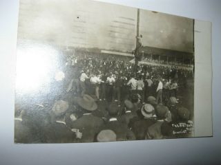 1910 Rare Postcard Of Fair And Man Climbs Pole Greased ??? Real Photo 29