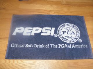 Pepsi Official Soft Drink Of The Pga Golf Towel At The Tournament