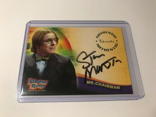 2003 Looney Tunes Back In Action Steve Martin Auto Mr.  Chairman Rare Sp Snl