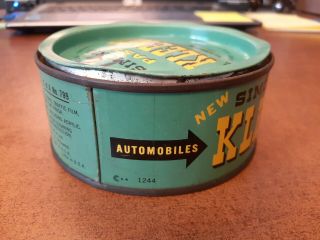 Vintage Simoniz Kleener Tin Can Automobiles & Furniture Oil Chicago Advertising 2