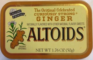 Altoids Ginger Discontinued Collectors Tin Tin Only