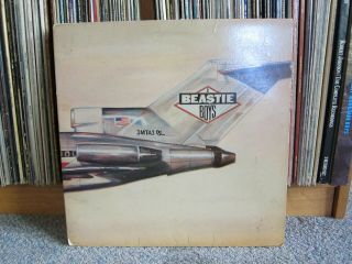 Beastie Boys ‎licensed To Ill 1st Press Vinyl Lp 1986 Def Jam 40238 Hip Hop