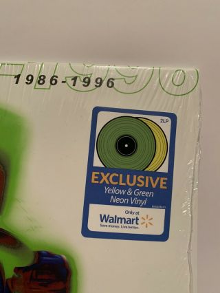 Poison Greatest Hits LP Yellow & Green Neon Walmart Exclusive 3