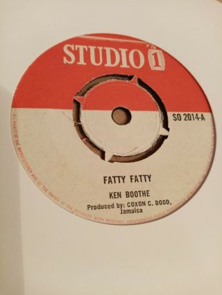 Ken Boothe (heptones / Delroy Wilson) - Fatty Fatty - Uk 1967 Studio 1 So - 2014