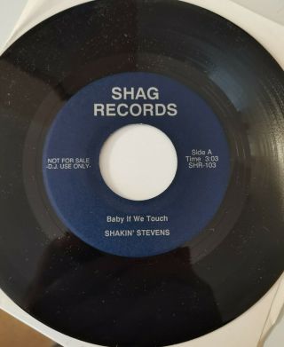 Shakin Stevens 7 Inch Promo Vinyl Shag Records Usa