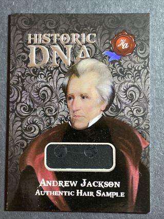 2020 Historic Autographs Potus The First 36 Andrew Jackson Dna Hair 171/173