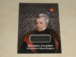 2020 Historic Autographs Potus First 36 Dna Hair Sample Andrew Jackson 137/173