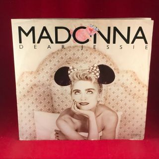 Madonna Dear Jessie 1989 Uk 12 " Vinyl Single Poster Sleeve